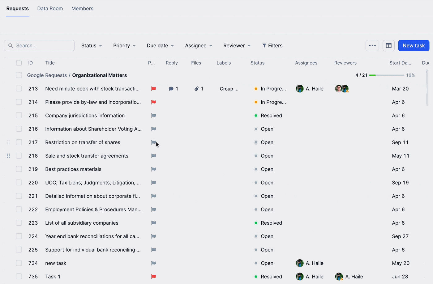 inline data editing