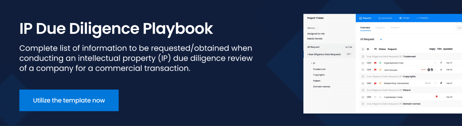 ip due diligence playbook