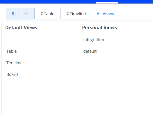 Select View Type