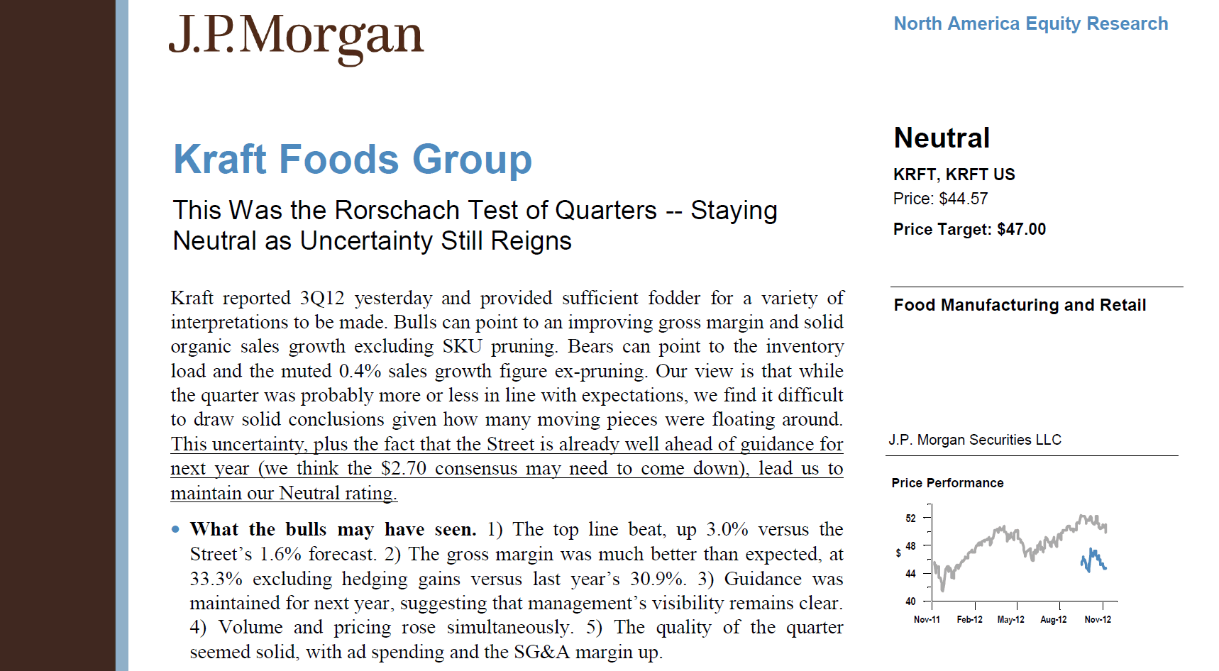 equity research report